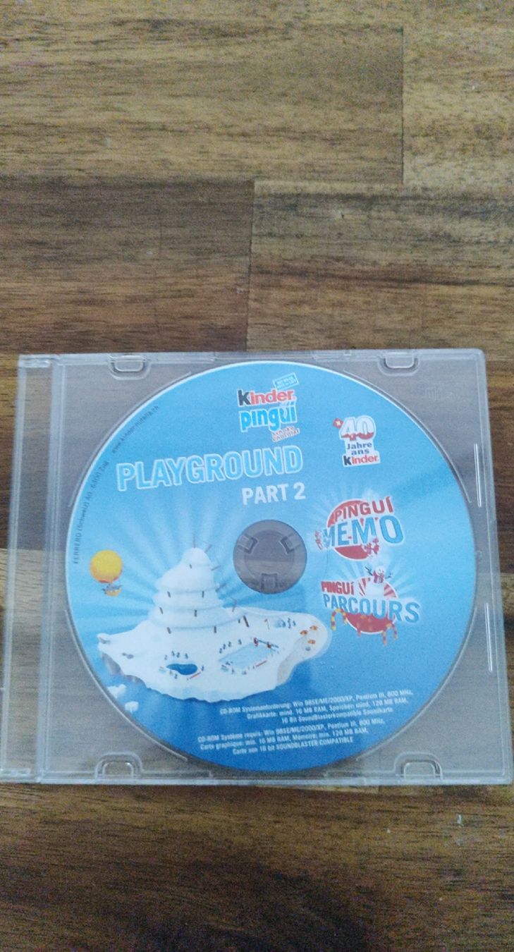 CD: Kinder Pingui Playground Part 2 – Usato da Vétroz venduto da mrcl01