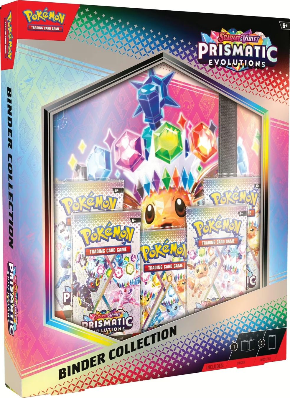 Pokémon Carte collezionabili: Pokémon SV8.5 Prismatic Evolutions Binder Collection / EN – Nuovo e nell'imballaggio originale da Niederglatt ZH venduto da RetroBros