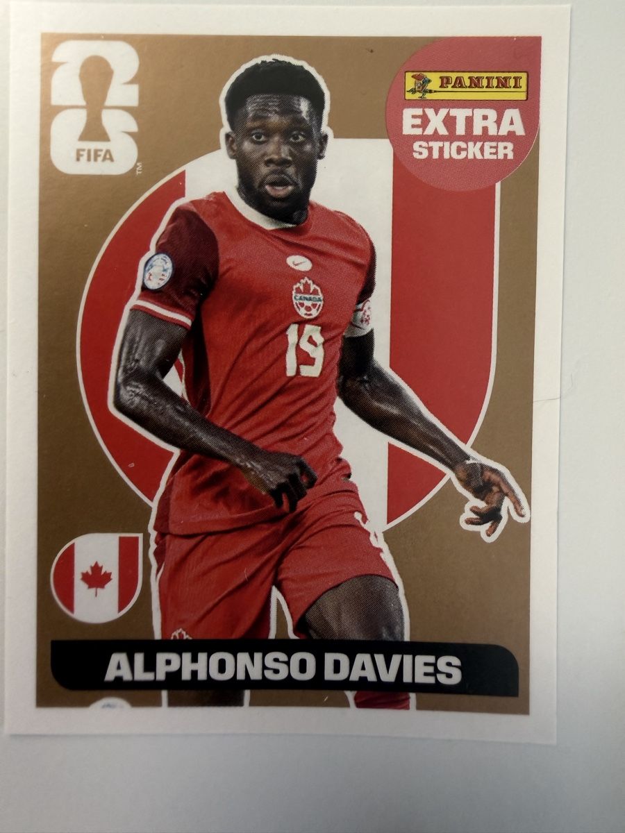 Panini Carte collezionabili: Alphonso Davies Extra Sticker – Nuovo (secondo la descrizione) da Urtenen-Schönbühl venduto da gil_02