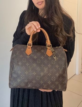 Louis Vuitton - Sac à main Speedy 30 - SP0017 monogramme