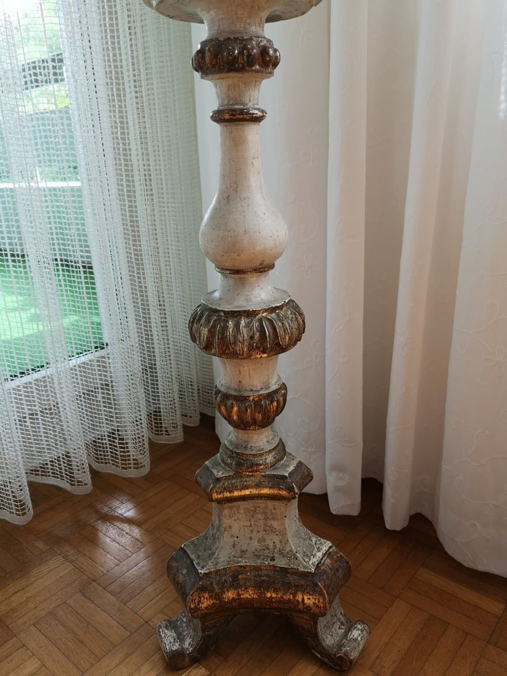 Portacandele: ANTIKER KERZENSTÄNDER (HOLZ) – Usato da Muttenz venduto da Sellerboy02 3
