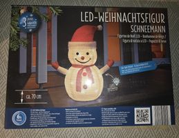 Decoration de Noël :  bonhomme de neige lumineux 