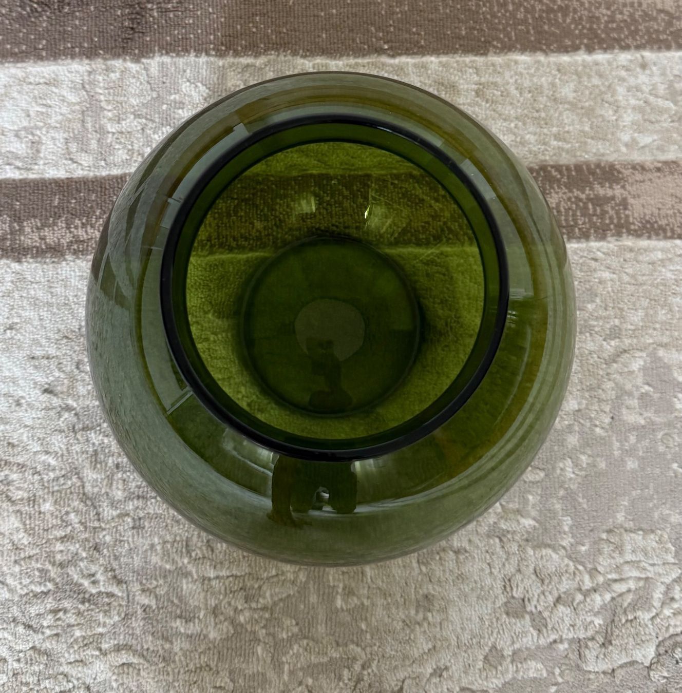 Vasi & Recipienti: Designer Glasvase, rund, grün – Usato da Wohlen AG venduto da thr_t5x8 1