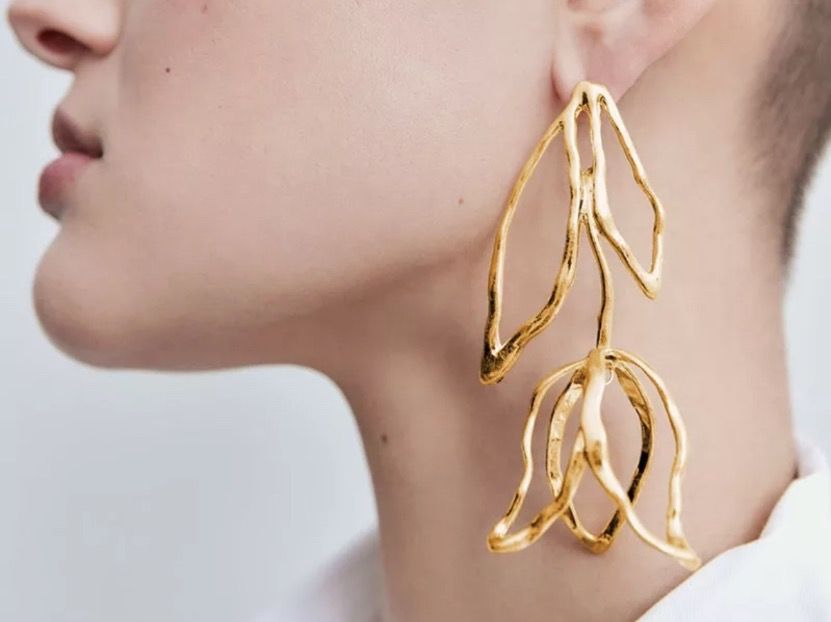 Ohrringe & -stecker: Ohrringe Blumen ( massiv) – Neu (gemäss Beschreibung) aus Gams von Mariawicca 1