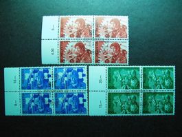 CH BIT 1975 Intl. Arbeitsamt 4er BL ES