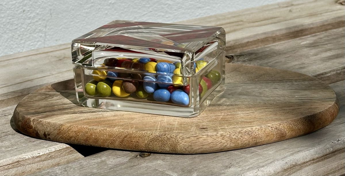 Gläser:  Mid-Century Glasdose – Gebraucht aus Kleindöttingen von lau_k778 6