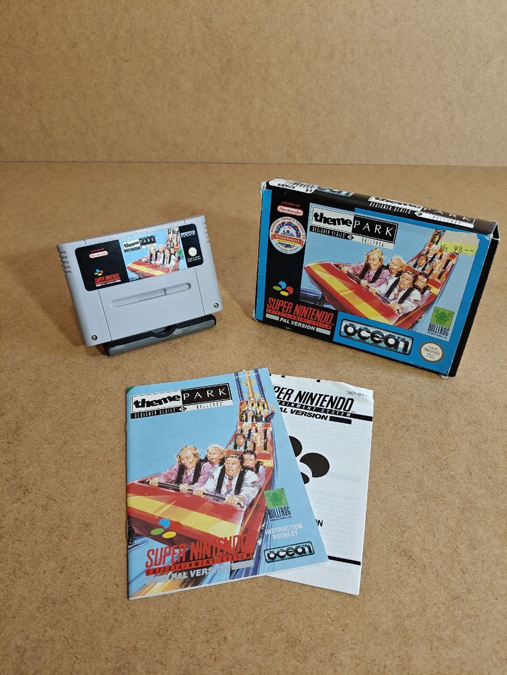 Nintendo Giochi: Theme Park Super Nintendo SNES – Usato da Luzern venduto da MWi_9xw5