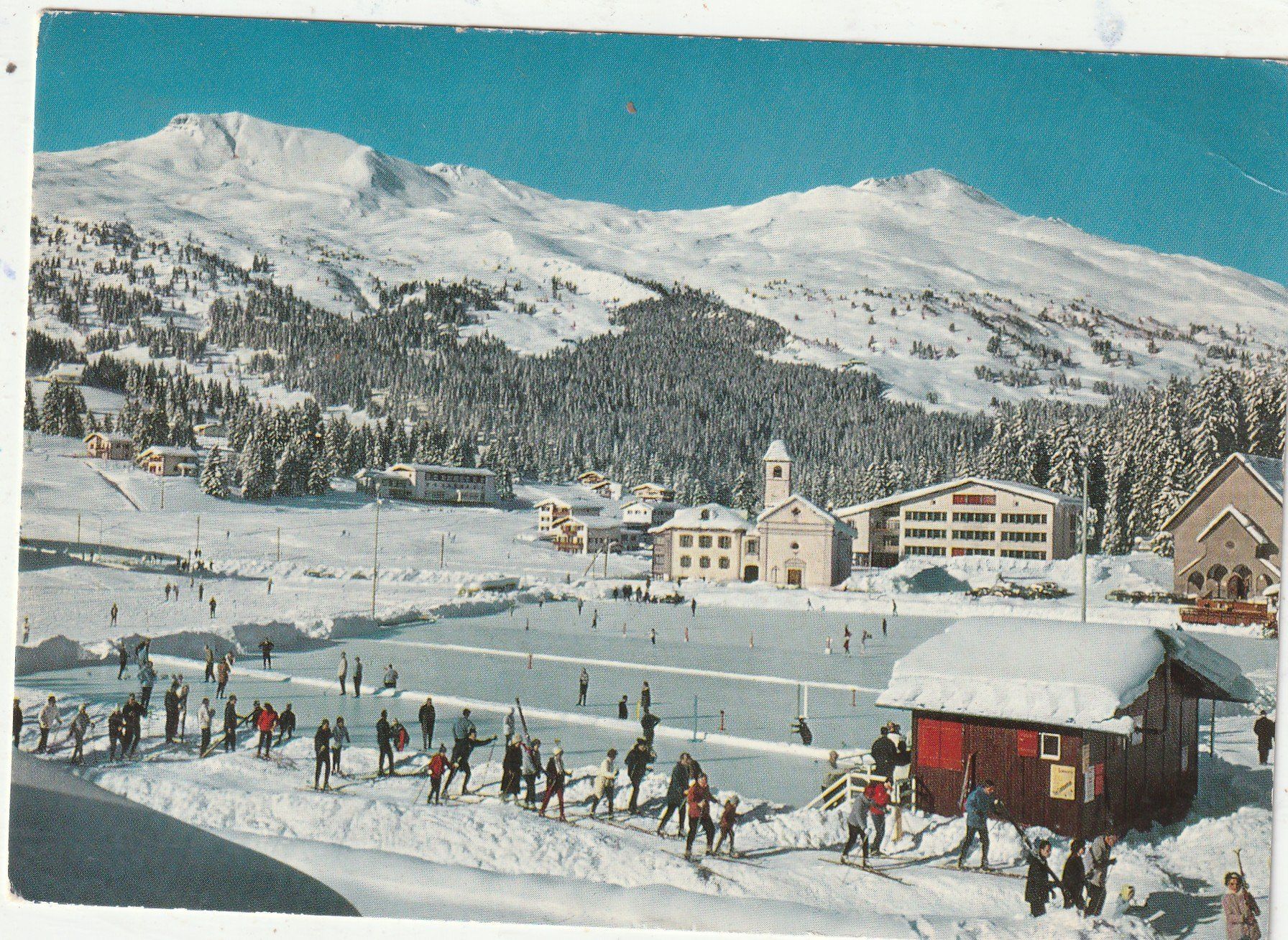 Cartes postales: Lenzerheide Eisplatz – D'occasion à Lumbrein par made02