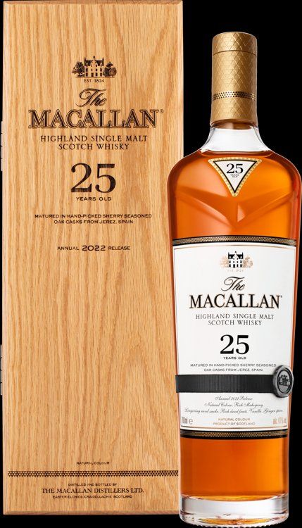 Macallan Bevande alcoliche: Macallan Sherry 25 years 2022 – Nuovo e nell'imballaggio originale da Deitingen venduto da Delikatessengold1