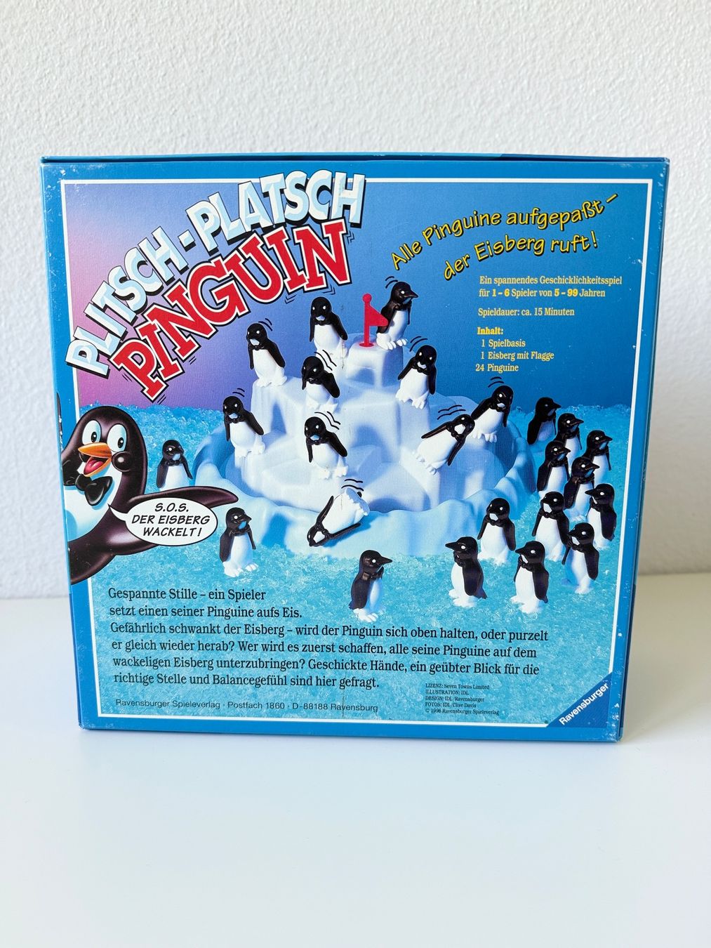 Ravensburger Giochi: Plitsch-Platsch Pinguin (Ravensburger) – Usato da Bern venduto da McFlurry_08 1