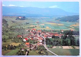 Mathod et le Château de Champvent, Vue aérienne