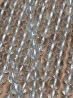 Strang echte clear quarz Kugeln / stone beads 6 mm