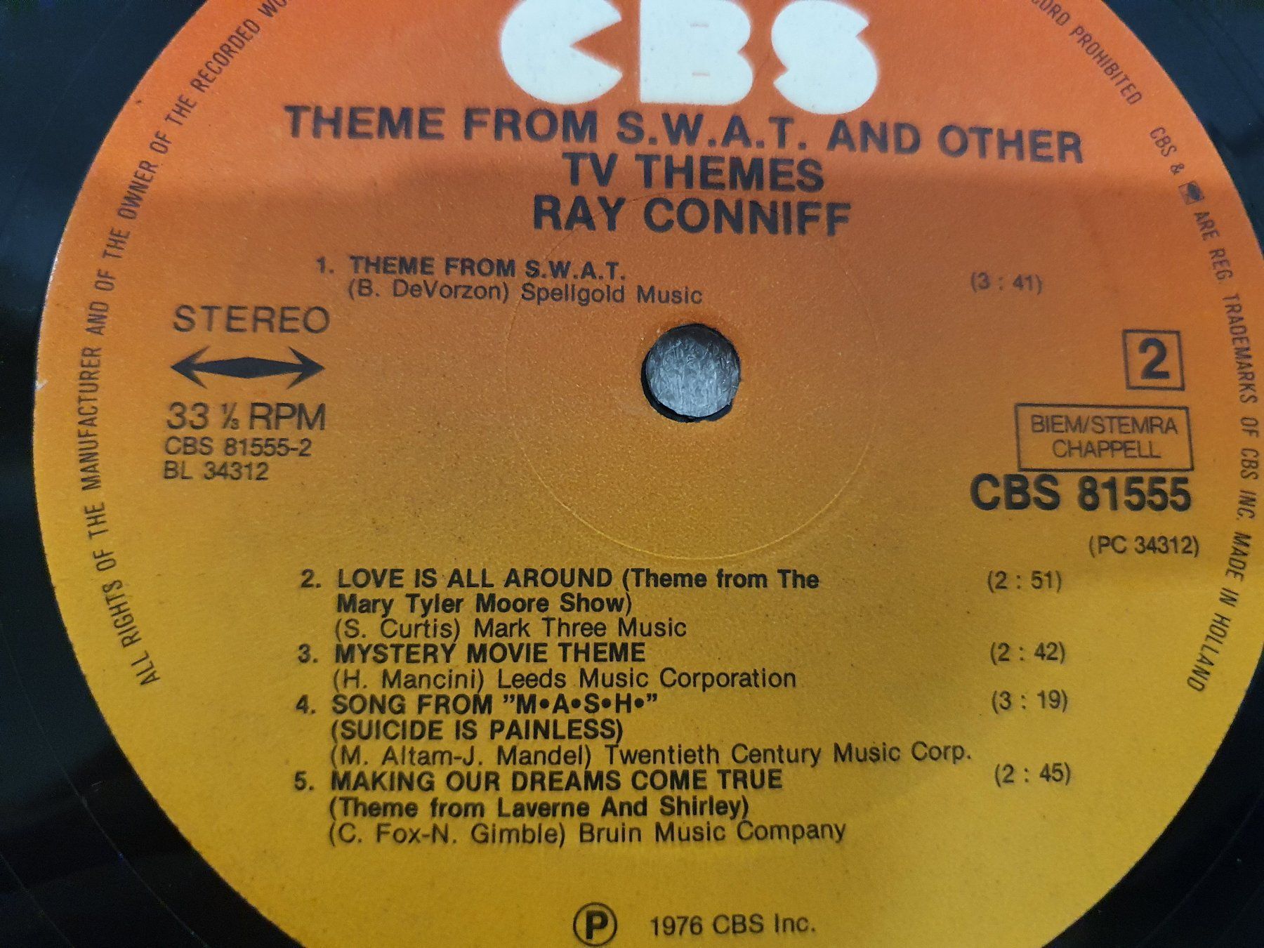 Dischi in vinile: Ray Conniff - Theme From S.W.A.T. – Usato da Uster venduto da Vinyl-Leidenschaft 5