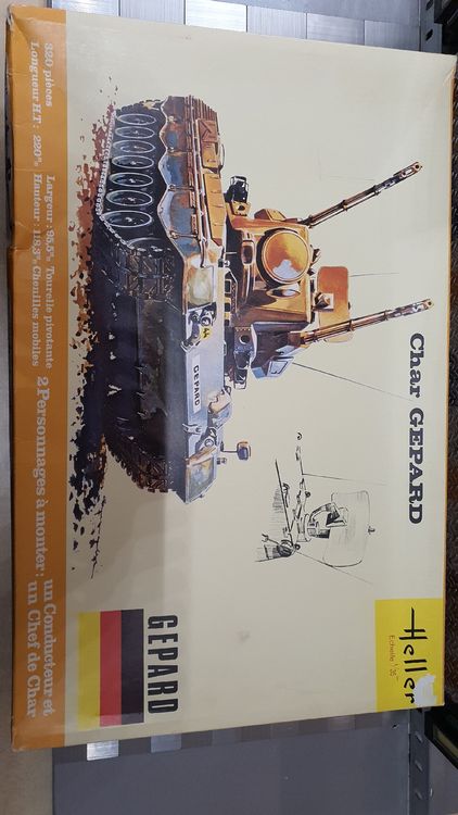 Maquette Heller KIT DE DÉMARRAGE Gepard 1/35