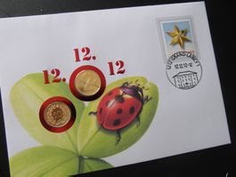 Numis Brief 12.12.12-12 Ortsstempel 1212 Grand-Lancy1 mit 2