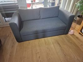 2-er Bettsofa, dunkelgrau