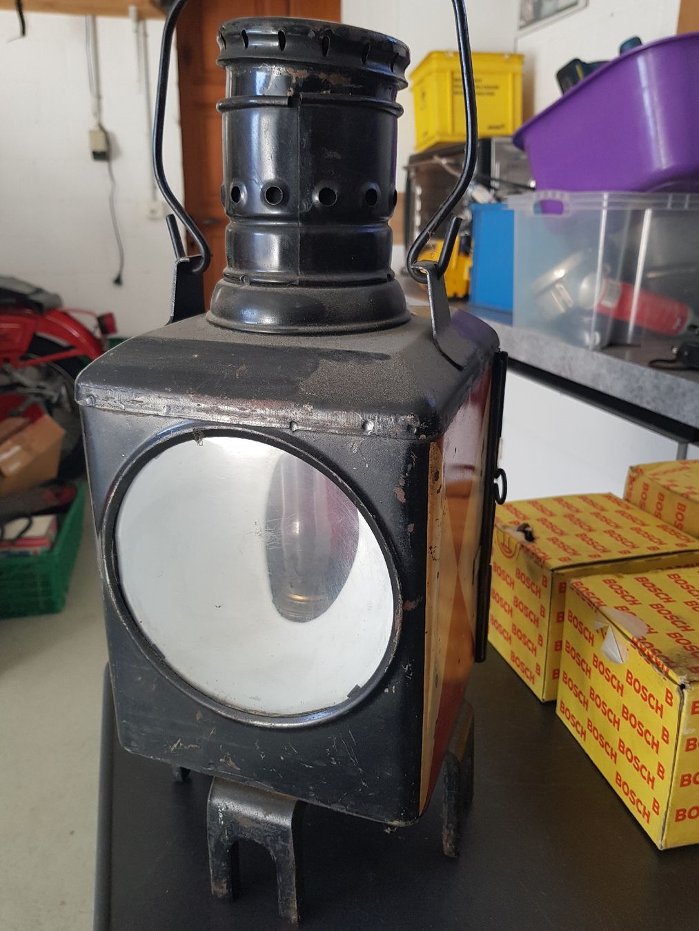 SBB/CFF/FFS Lampade: petrollaterne antik – Usato da Dietwil venduto da mb54 1