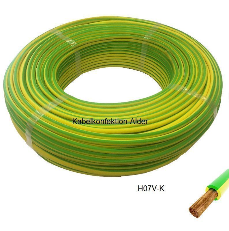 Cavi: Meterware Erdungskabel Kupferlitzen flexibel 35mm2 H07V-K – Nuovo e nell'imballaggio originale da Herisau venduto da Kabelprofi1
