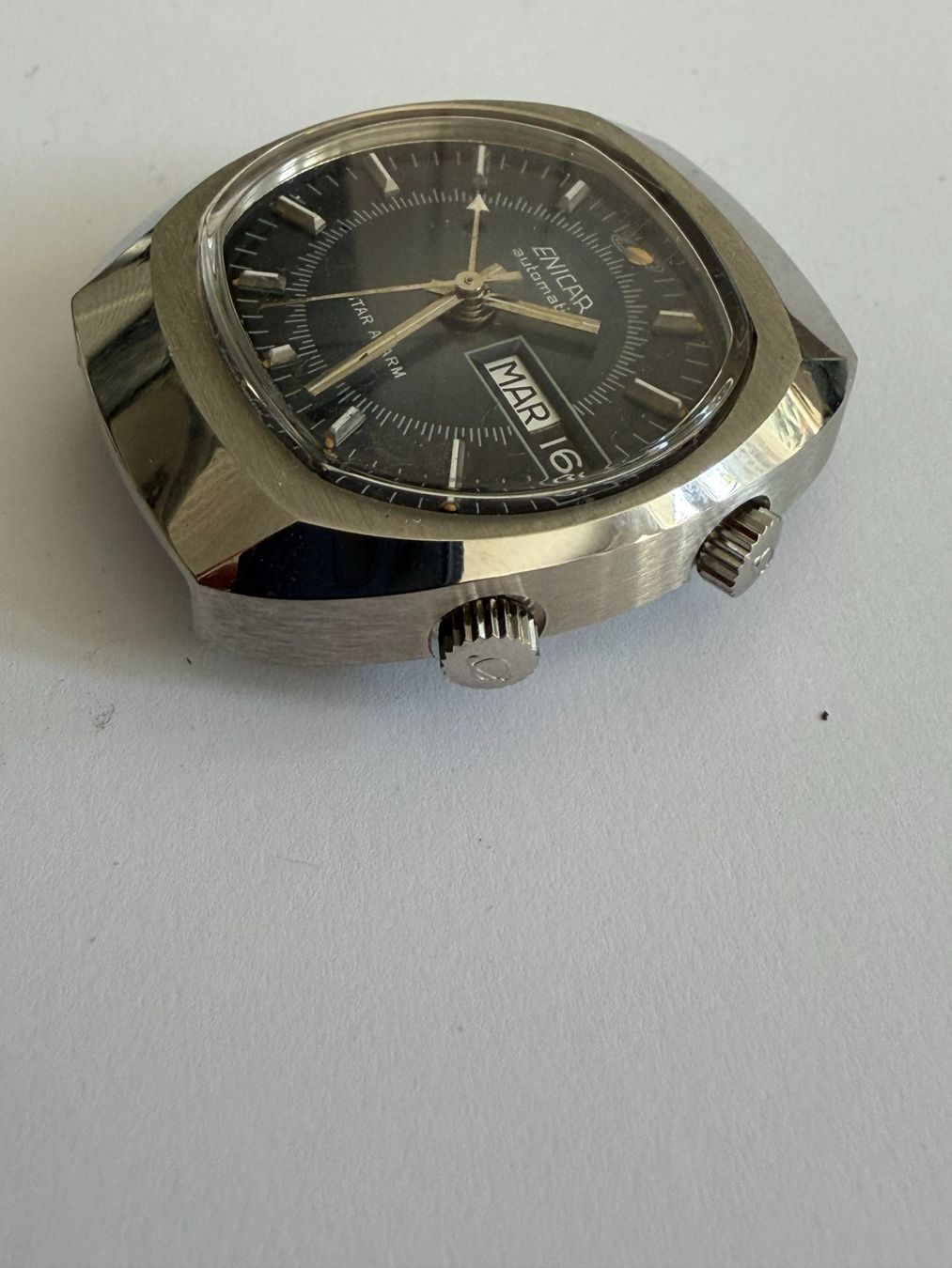 Enicar Orologi: Enicar Star Alarm Automatic – Difettoso da Worblaufen venduto da chronyves 1