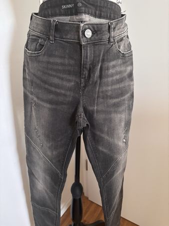 C&A Yessica Jeans, Skinny Fit, grau, Grösse 36, Top Zustand