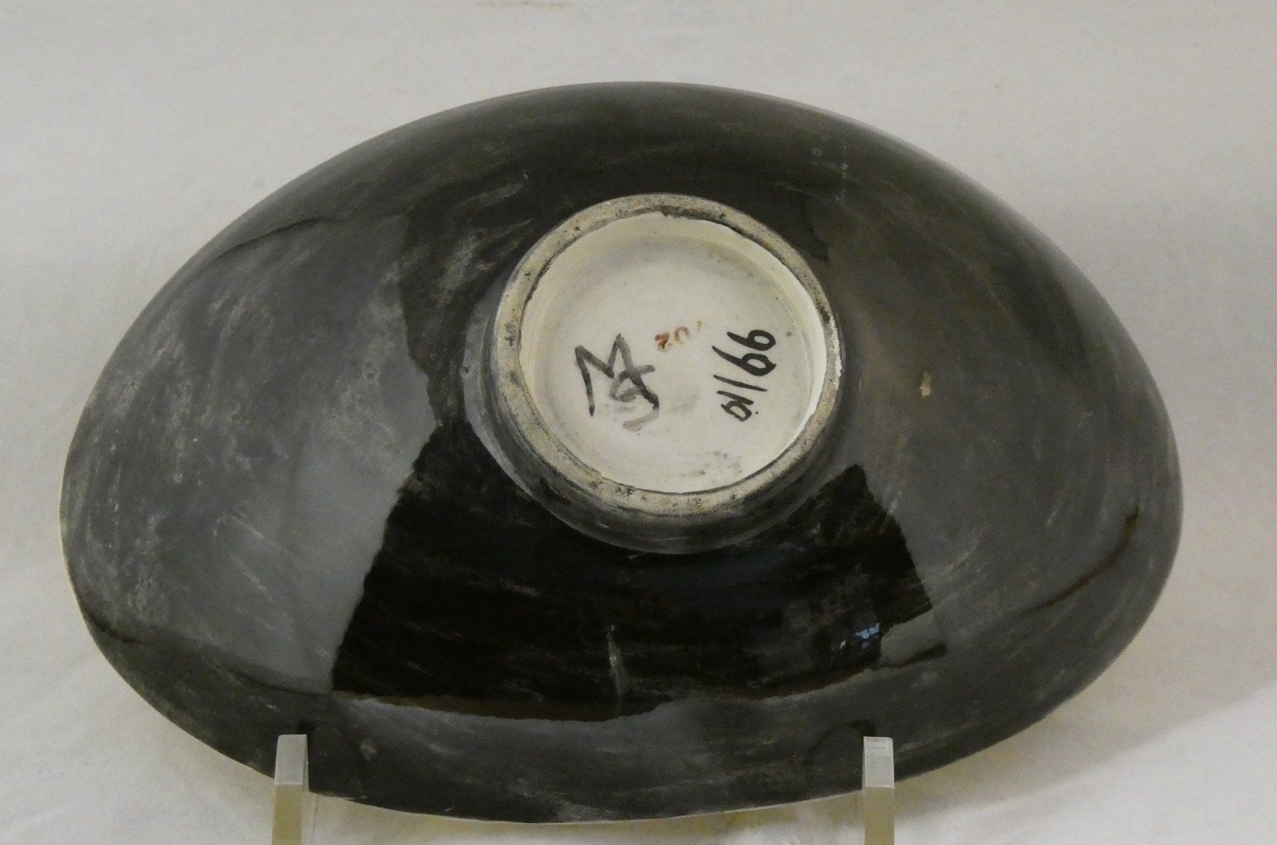 Piatti di portata: Coupe en céramique monogramme "MS" vers 1960. – Usato da Fribourg venduto da will69 4