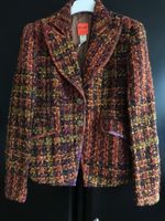 Veste Christian Lacroix vintage T40 laine tweed multicolore