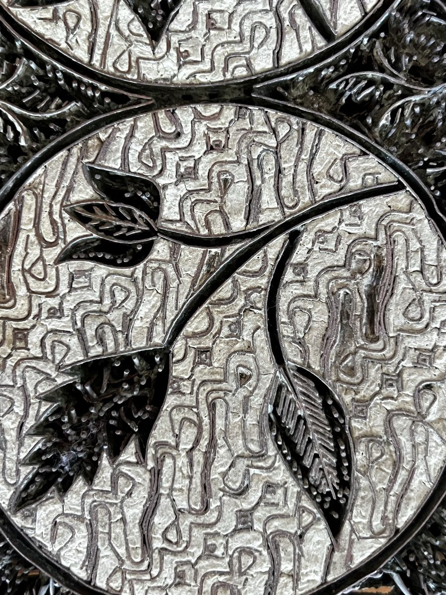 Tutte le decorazioni: Batik Kupferstempel Java Bali  Indonesien Asien Unesco – Usato da Moehlin venduto da Balirain 4