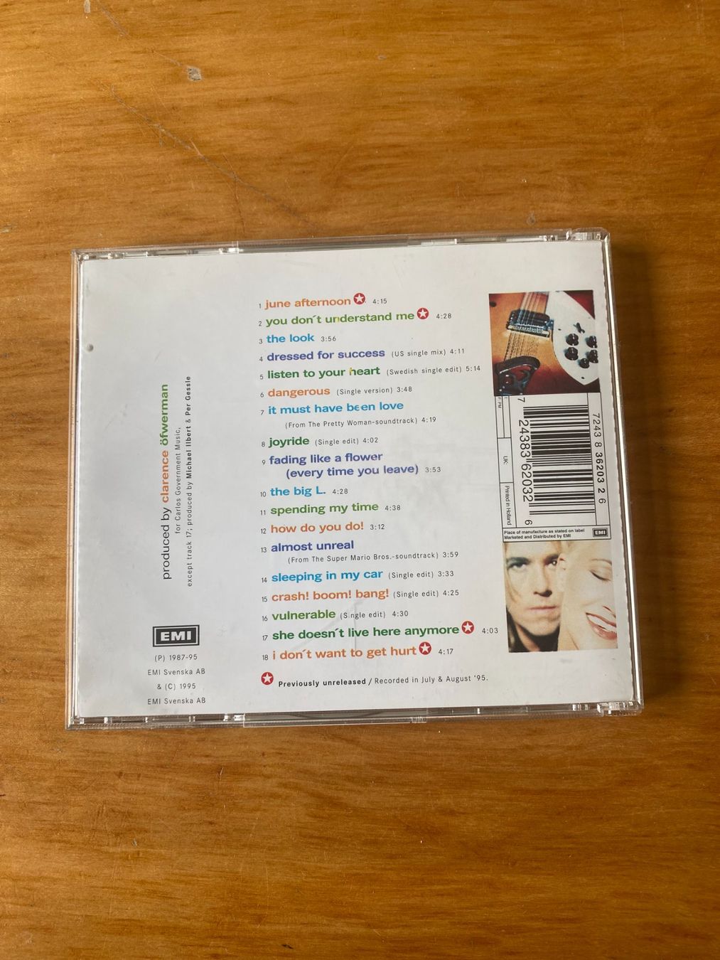 CD: Roxette mit original Unterschrift – Usato da Luzern venduto da Turmliebe 3