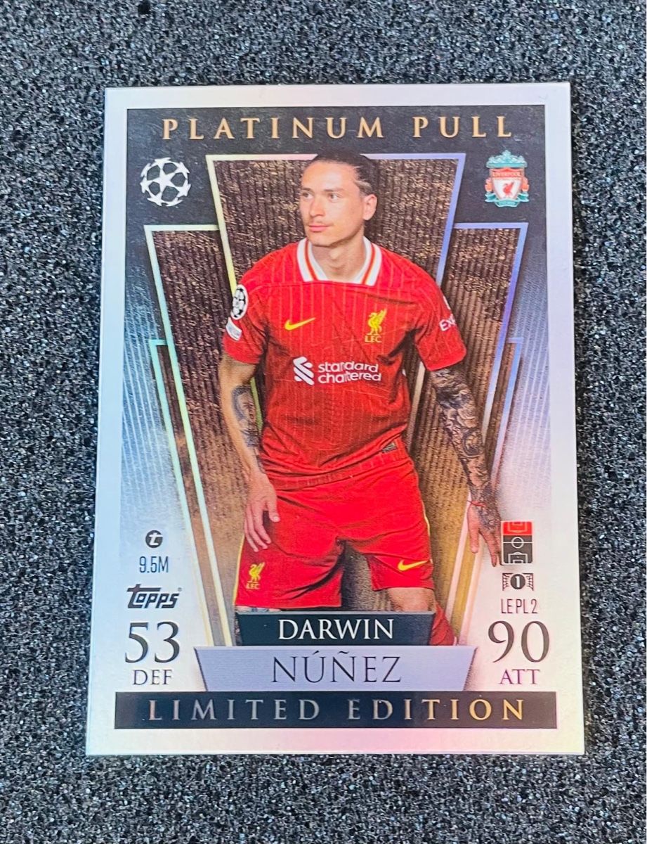 Topps Sammelbilder & Trading cards: Darwin Nuñez Topps Platinum Pull – Neu (gemäss Beschreibung) aus Affoltern am Albis von andy1896