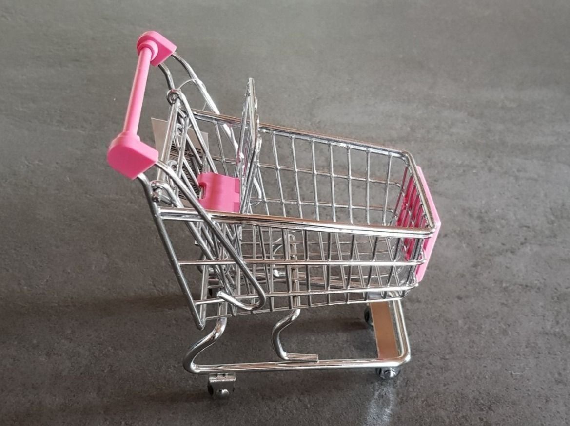 Spielzeuge: kleiner Einkaufswagen Metall – Neu und originalverpackt aus Buus von Borki07 2