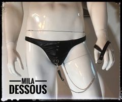 Sexy Herren Tanga mit Nieten und Leine ❤️OneSize❤️