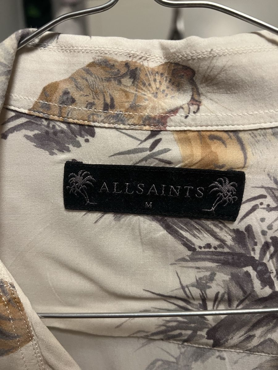Allsaints Camicie: All Saints Shirt White Tiger – Usato da Villars-Ste-Croix venduto da Maaaat 2