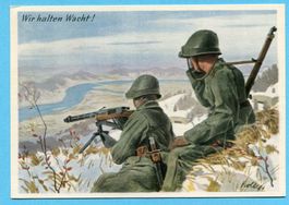 Karte Grenztruppen Nr. 43 - Wir halten Wacht