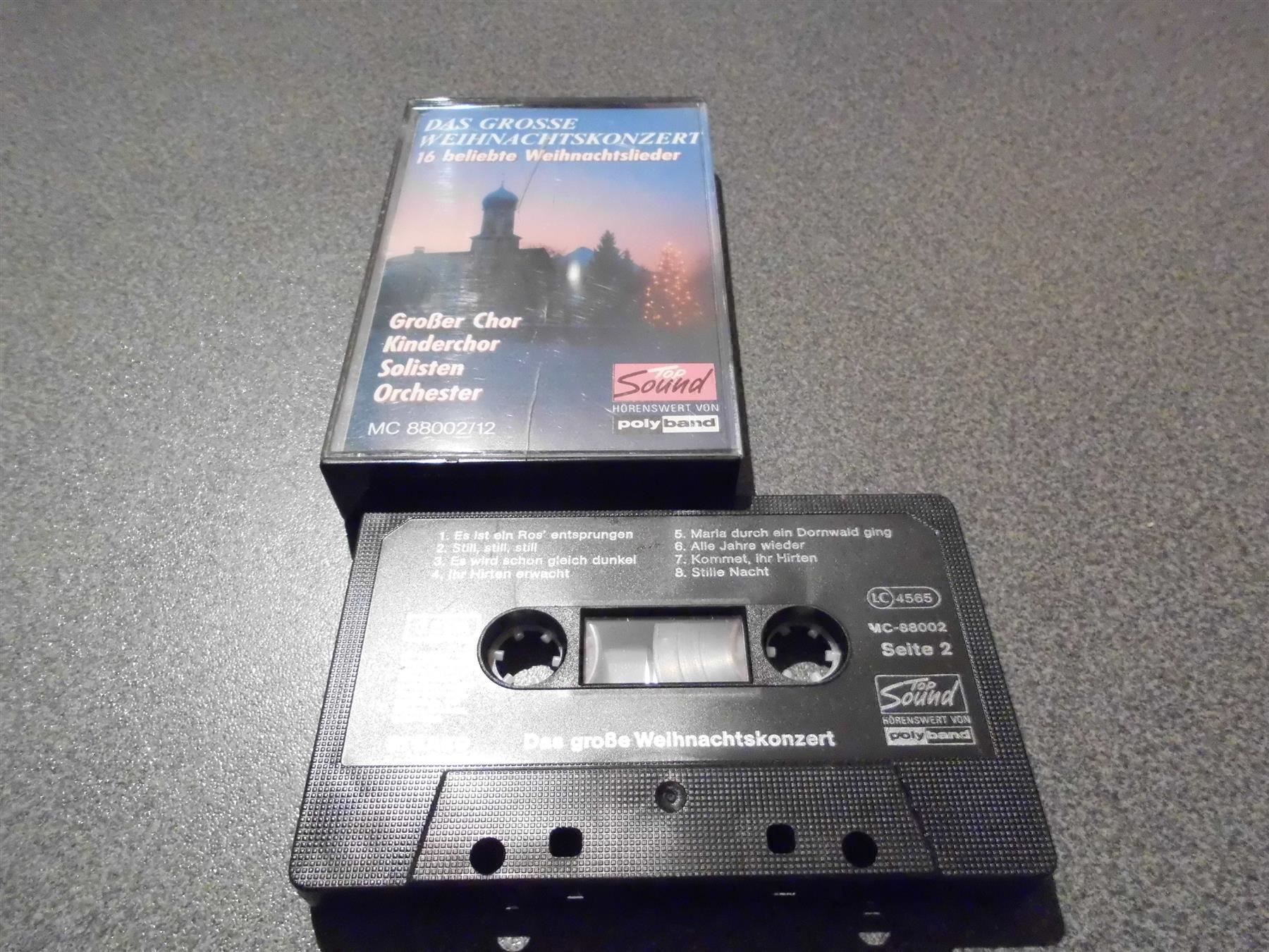 Musicassette: Kassette Das grosse Weihnachtskonzert – Usato da Zürich venduto da abraxas1291