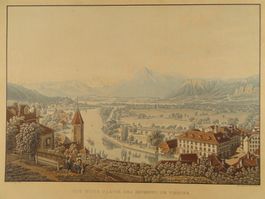 THUN, AQUATINTA UM 1840