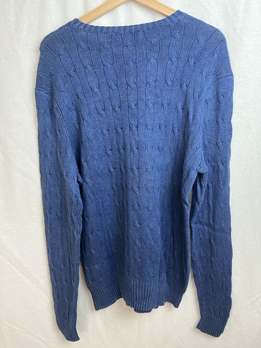 Ralph Lauren Maglioni & Felpe: Pull Ralph Lauren bleu maille torsadée – Nuovo (secondo la descrizione) da Les Avanchets venduto da lunedeneige.shop 3