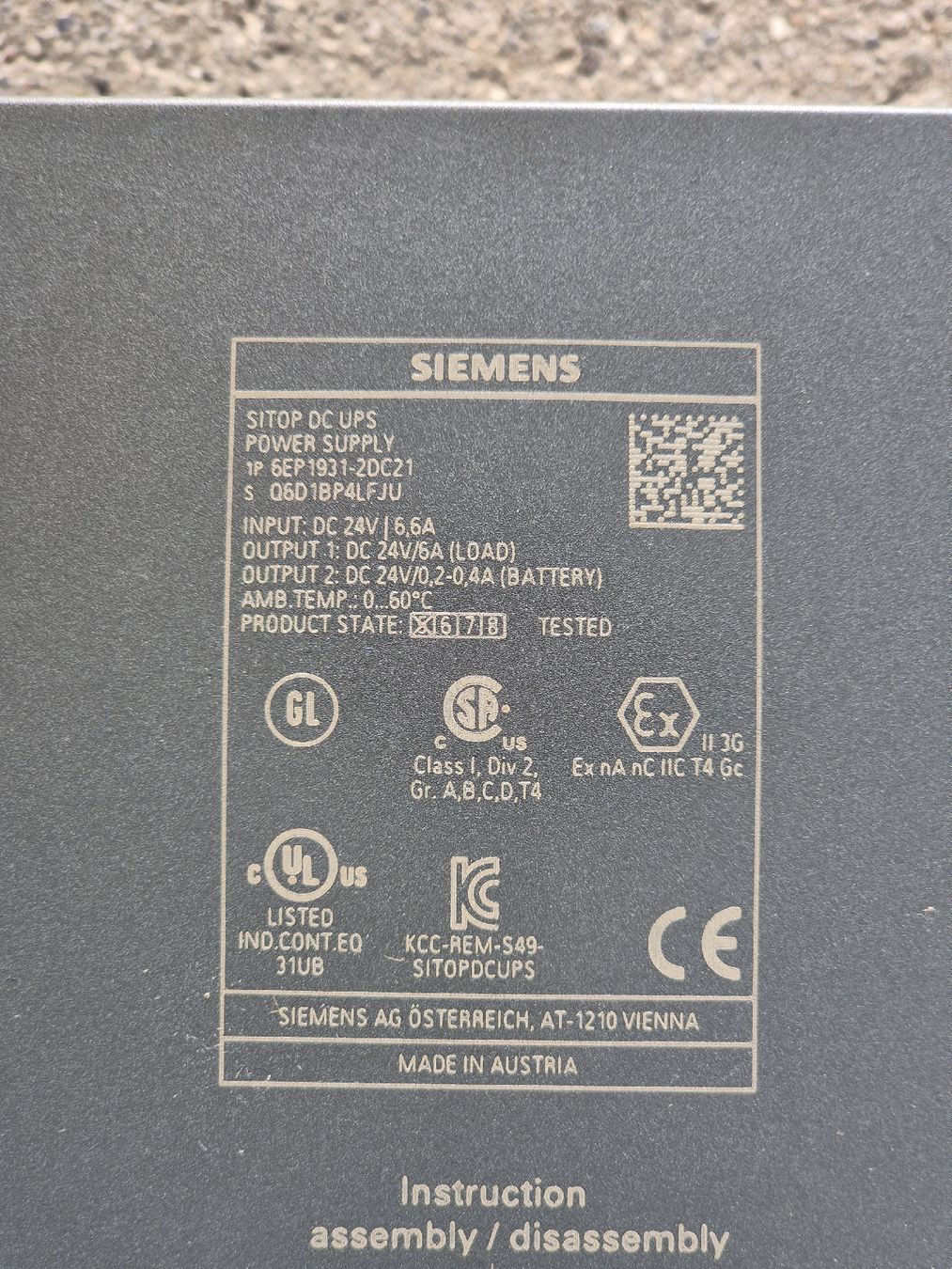 Siemens Componenti elettronici: Siemens Sitop DC USV Modul 6EP1931-2DC21 – Usato da Linden venduto da Mathi41 5