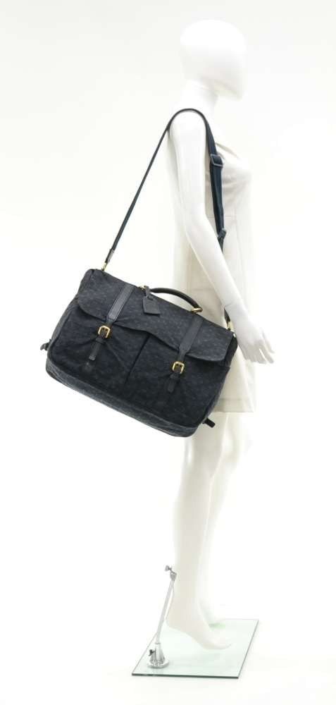 Louis Vuitton Sacs: Louis Vuitton Denise Navy Monogram Messenger Tasche – D'occasion à Bottmingen par sandy_2 1