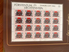CEPT Europa 1982 Bogen Serie Liechtenstein **  (3492)