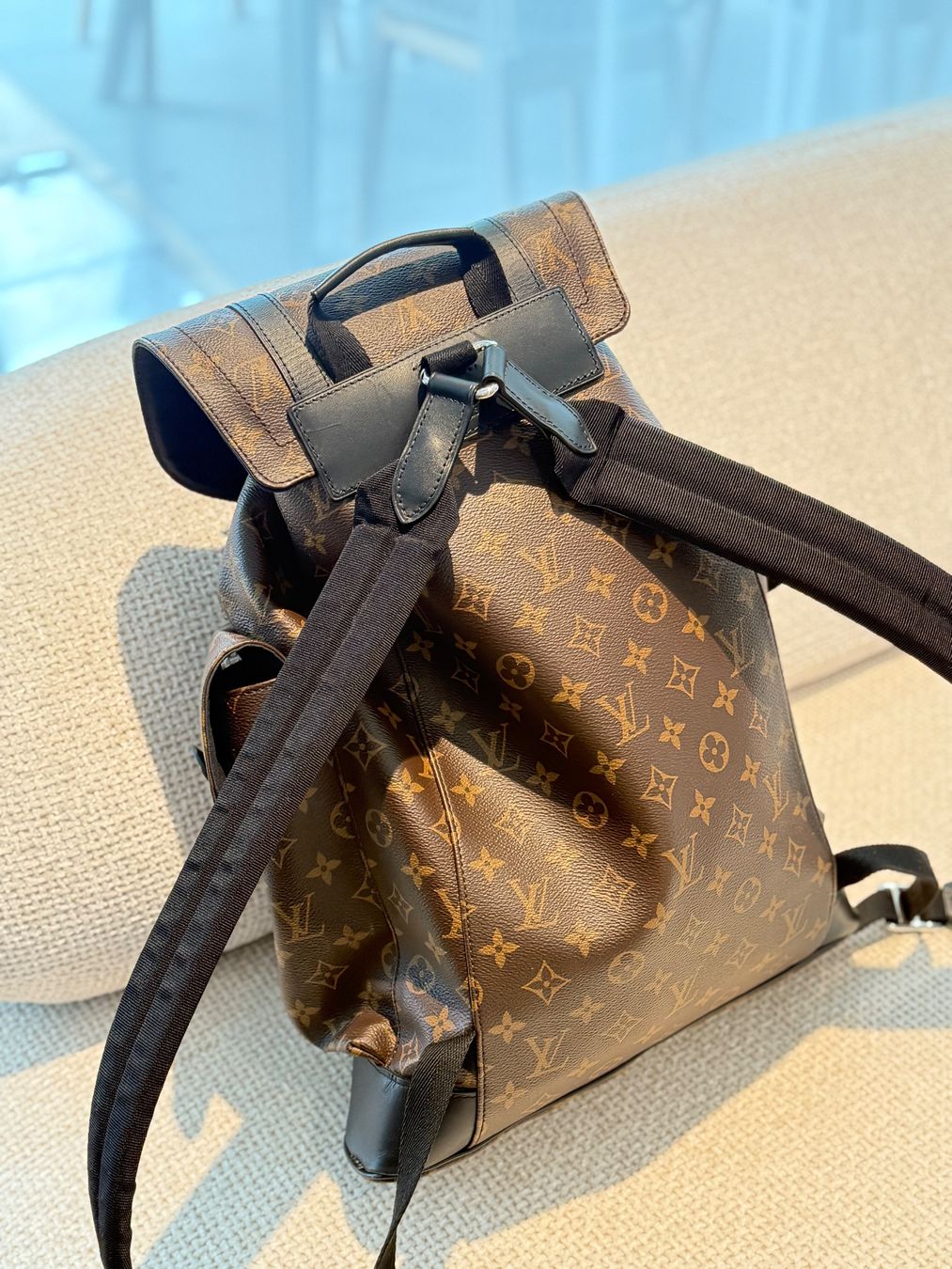 Louis Vuitton Zaini: Louis Vuitton Christopher MM Rucksack. Mit Beleg und Box LV – Usato da Zollikofen venduto da Level_911 1
