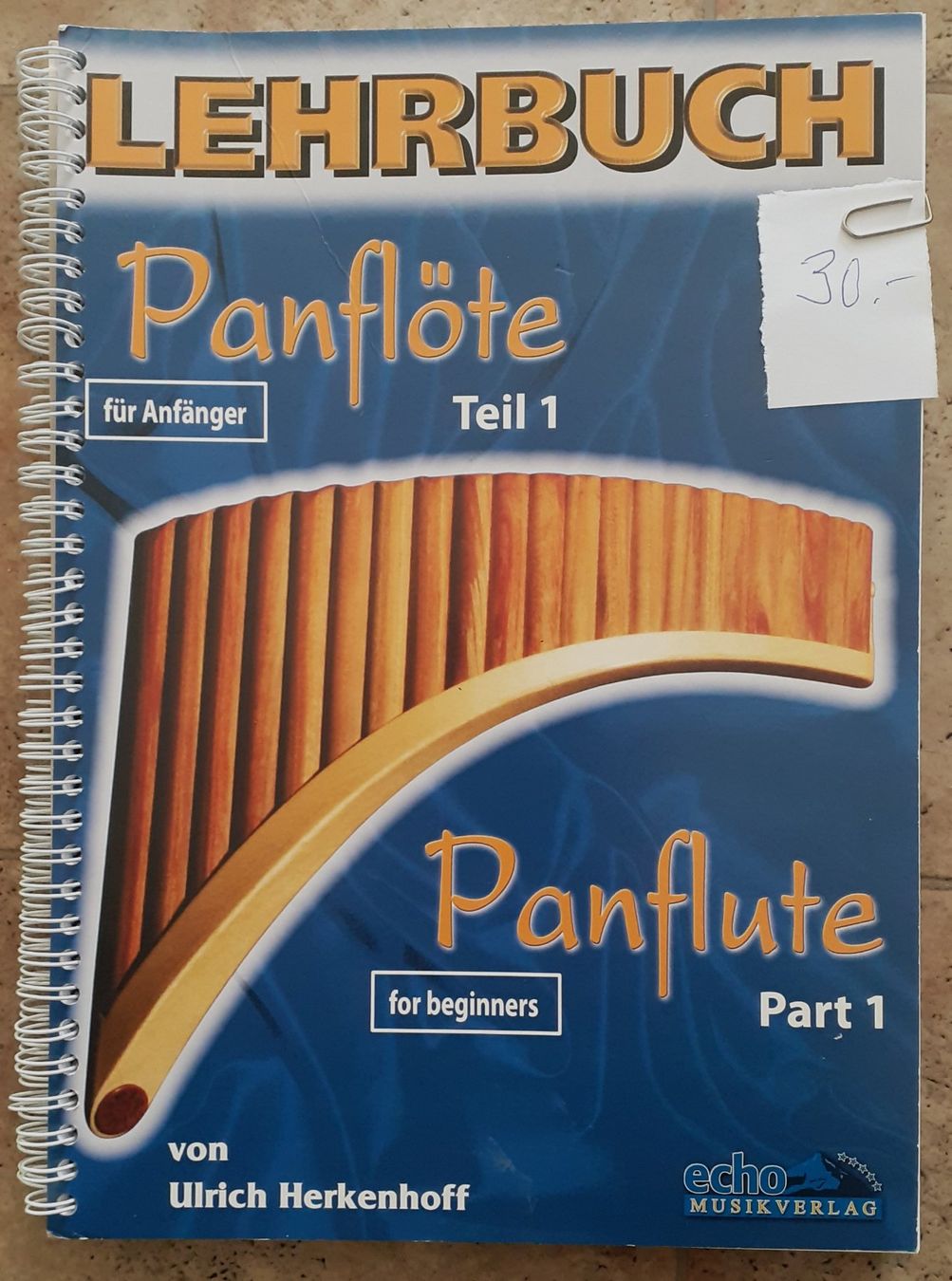 Musikinstrumente: Libro Per Panflöte – Gebraucht aus Locarno von Antonio41
