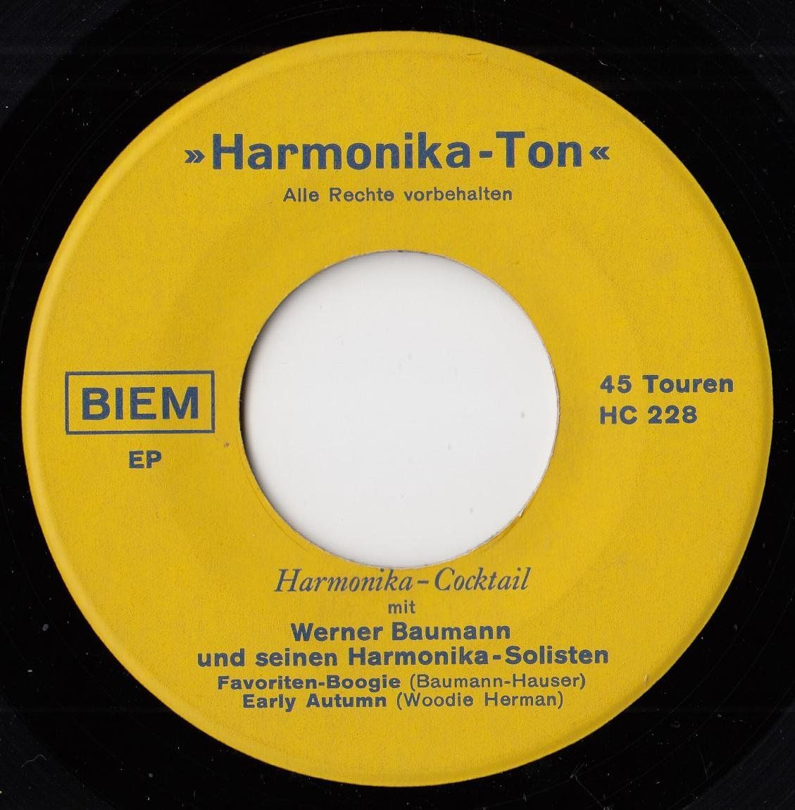Dischi in vinile: Werner Bauman Vinyl EP CH – Usato da Volketswil venduto da Abcrecords 2
