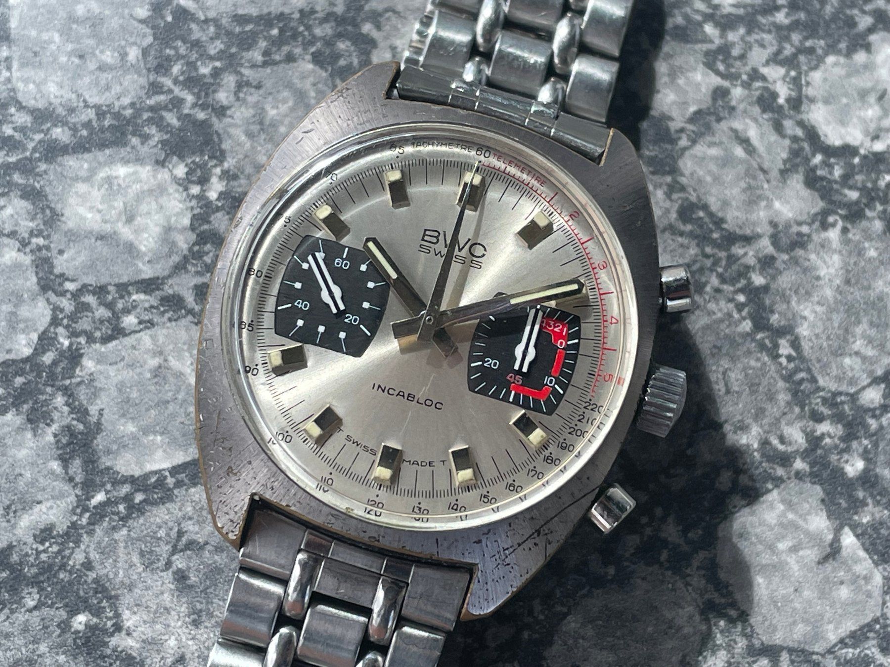 Orologi: Vintage BWC Swiss Chronograph – Usato da St. Gallen venduto da sqzxm72 5