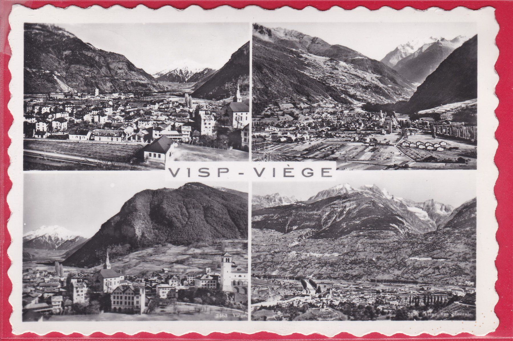 Cartoline postali: VISP - VÈGE, 15.7.1953 – Usato da Oberrieden venduto da Gebirgsstelze
