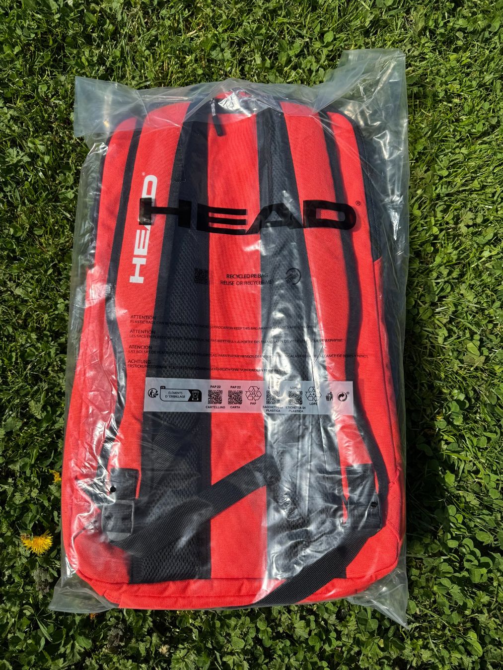 Head Zaini: Sac de tennis Head 25L – Nuovo e nell'imballaggio originale da La tour de peilz venduto da Fifi37 1