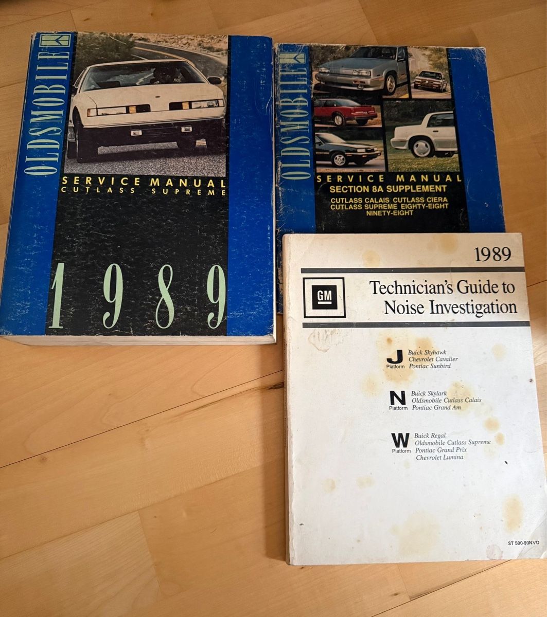 Libri: Werkstattbuch - Oldsmobile Cutlass Supreme – Usato da Brüttisellen venduto da executiveimports 1