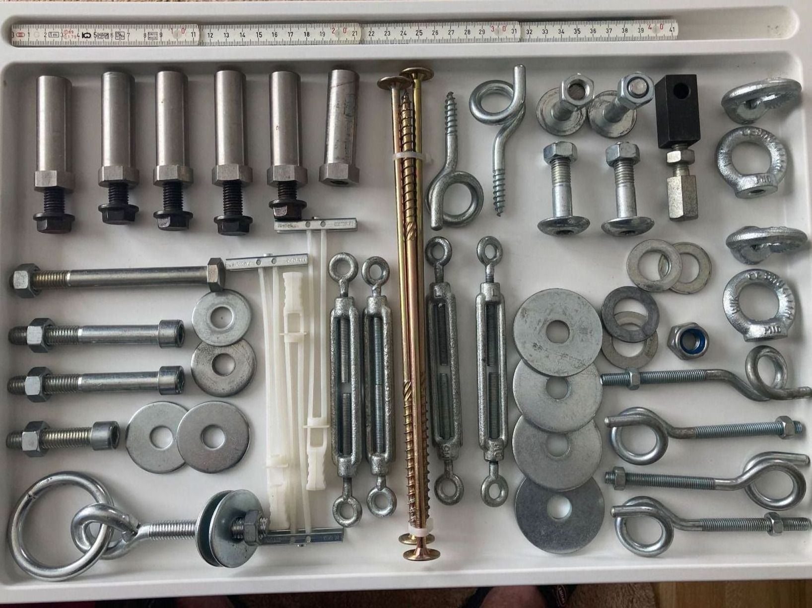 Ferramenta: Verschraubungen M8 > M12 - Ringmuttern  - Hacken - Spanner – Nuovo (secondo la descrizione) da Zürich venduto da mast728