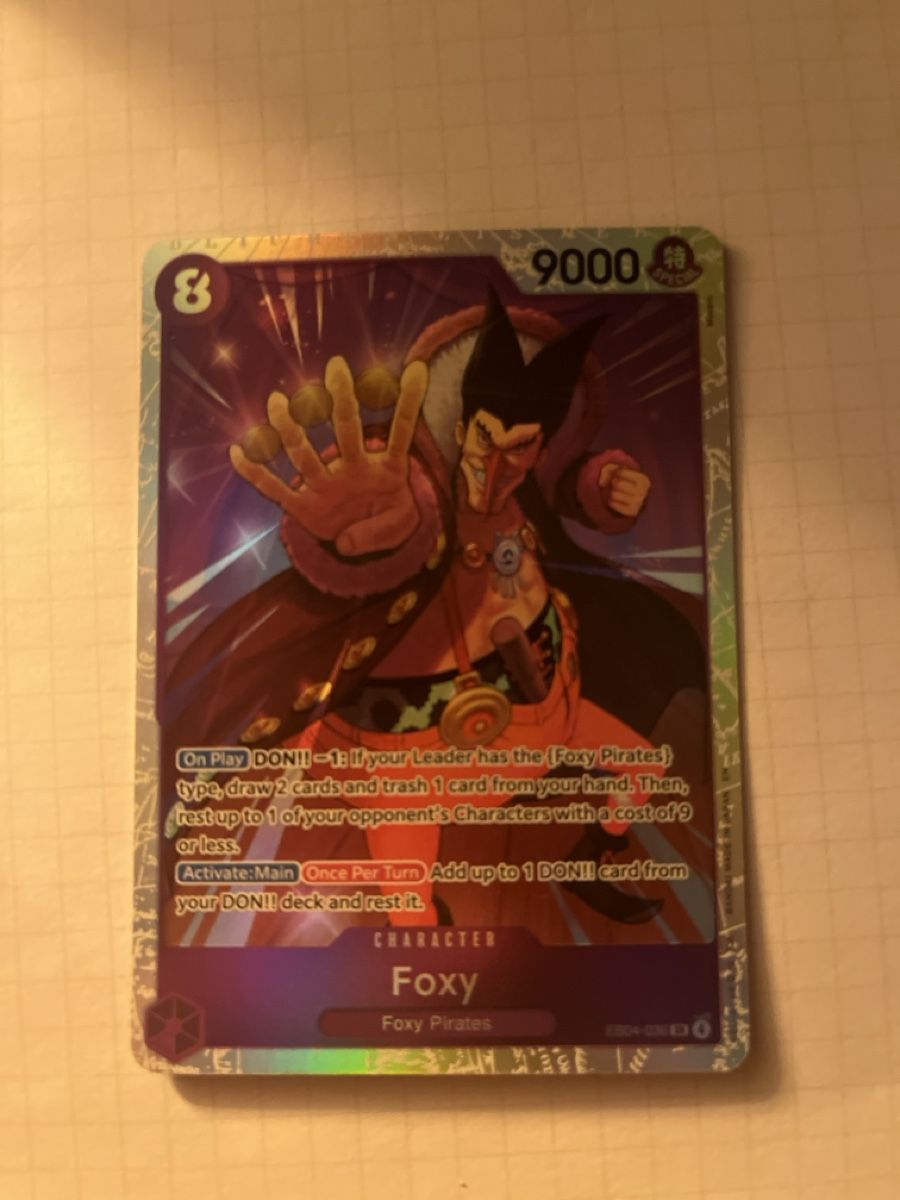 Bandai Carte collezionabili: EB04-036 SR Foxy – Nuovo (secondo la descrizione) da Horgen venduto da Raphael.heini