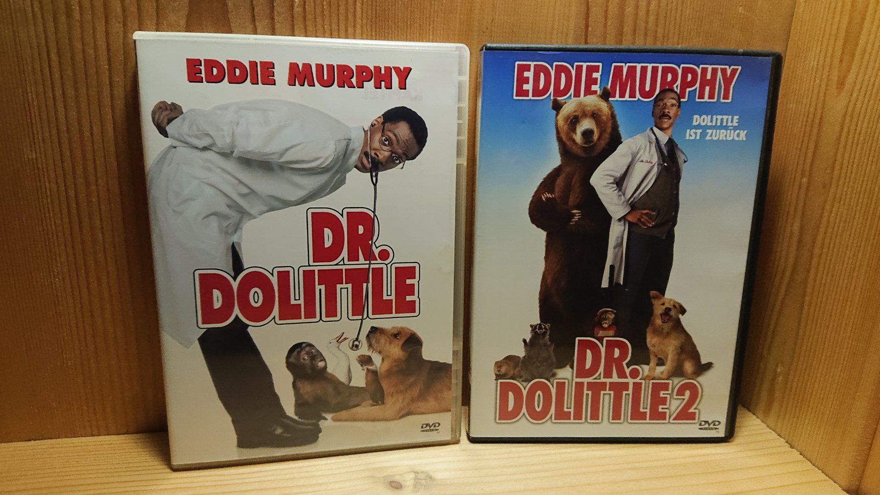 Tutti i DVDs: DR. DOLITTLE 1 und 2 auf DVD mit Eddie Murphy – Usato da Wilderswil venduto da Exebub