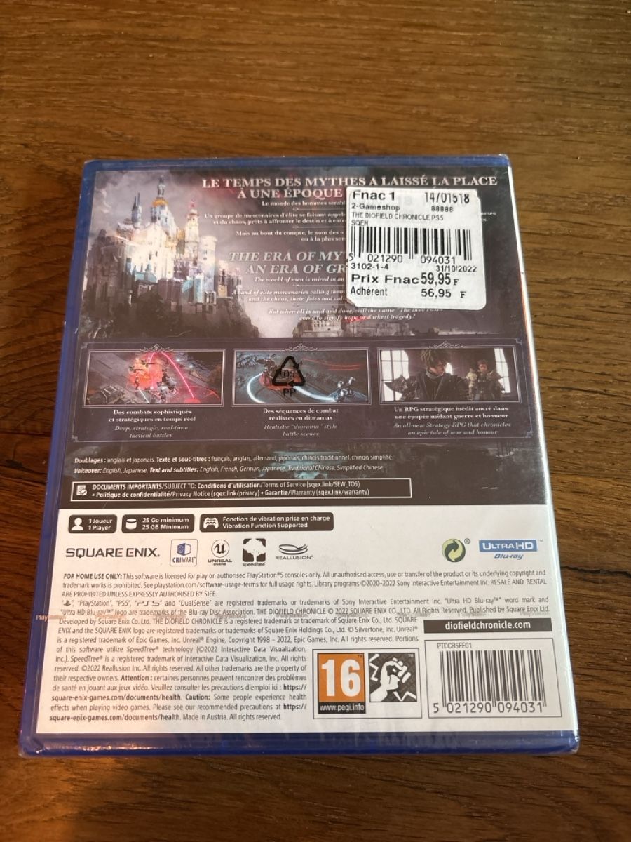 Spiele: PS5 Game: The Diofield Chronicle - OVP – Neu und originalverpackt aus Zürich von hiddentreasures_zh 1